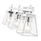 Z-Lite Lauren Vanity, 3-Light, 22 In.W x 6.5 In.L x 8.5 In.H, Chrome/Clear 819-3V-CH - alternate 4